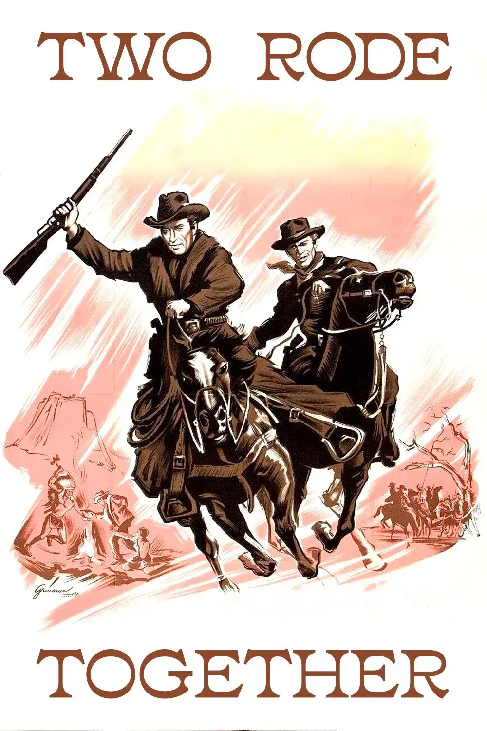 دو نفر با هم تاختند (Two Rode Together)